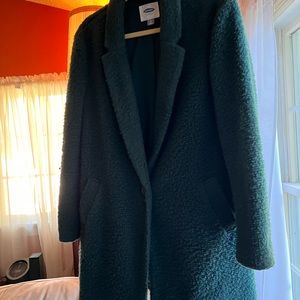 Used OLD NAVY  San Francisco California Emerald Green Winter Coat